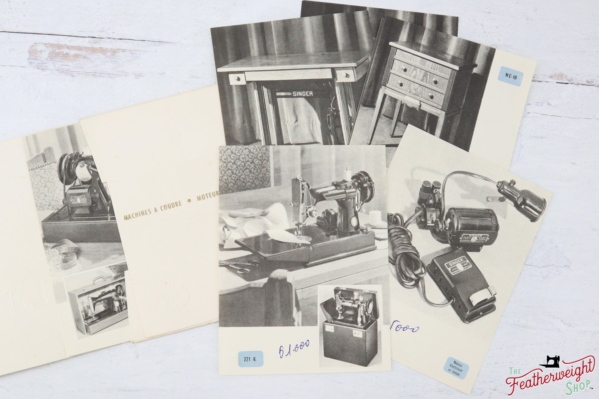 Picture Set, Singer Sewing Machines - French, (Vintage Original) - RARE