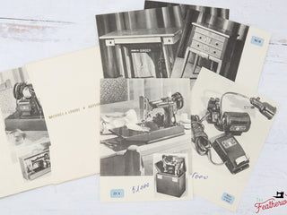 Load image into Gallery viewer, Picture Set, Singer Sewing Machines - French, (Vintage Original) - RARE