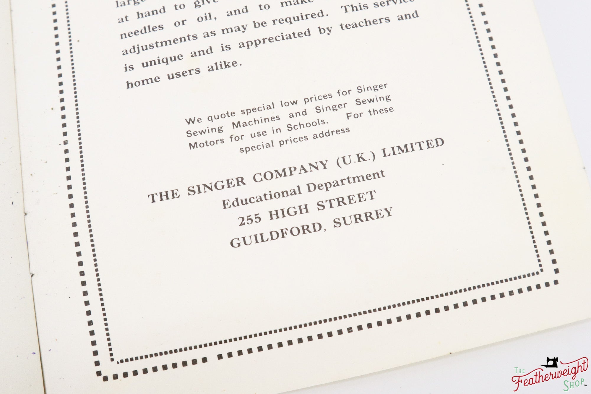 Book, A Manual of Family Sewing Machines (Vintage Original)