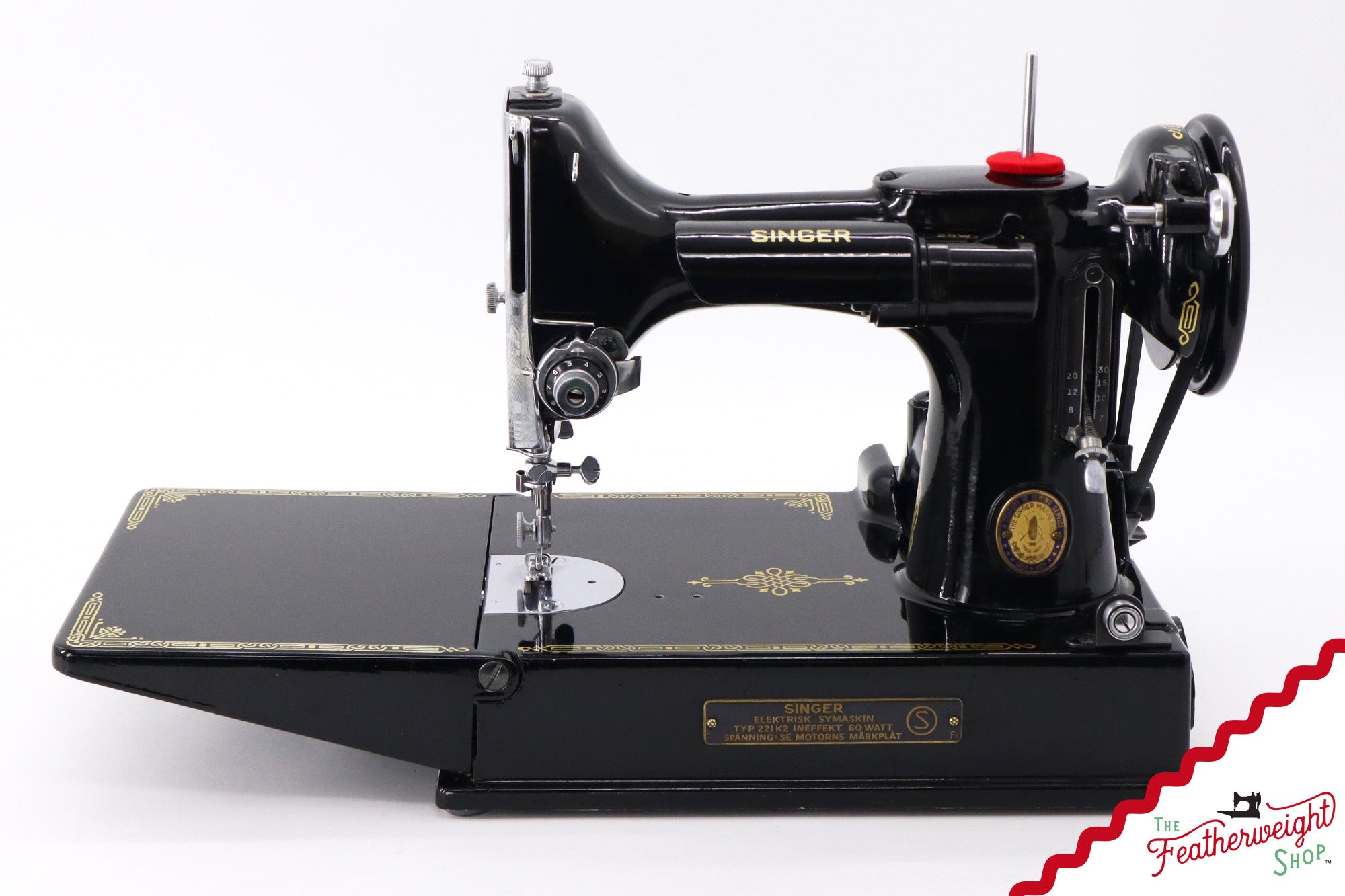 Singer Featherweight Swedish 221K Sewing Machine, Centennial - EG959***