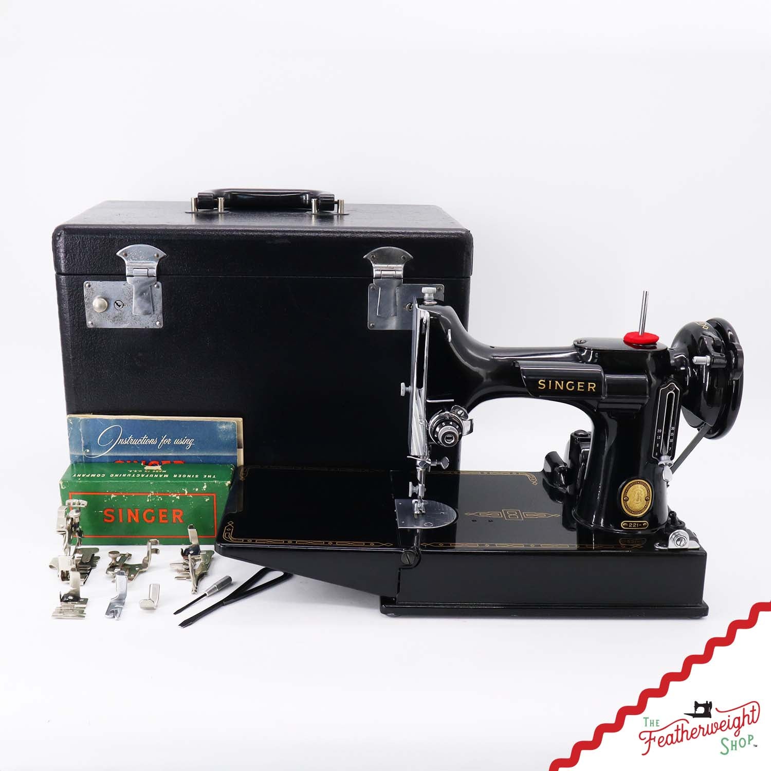 Singer Featherweight 221 Sewing Machine, AM6959** - 1957