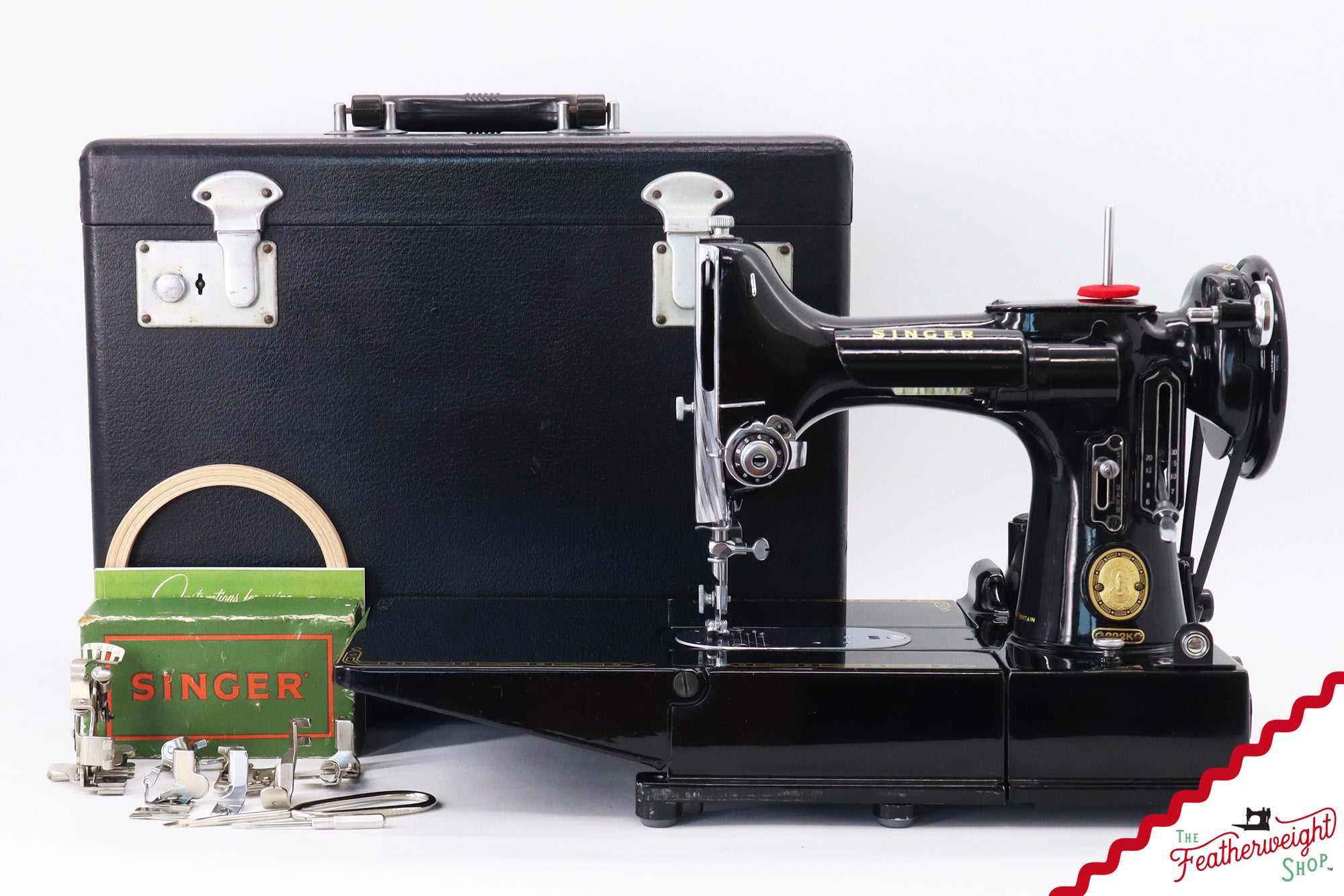 Singer Featherweight 222K Sewing Machine - EK63548*, 1955