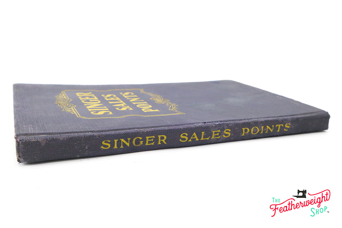 Book, Singer Sales Points, (Vintage Original) - RARE