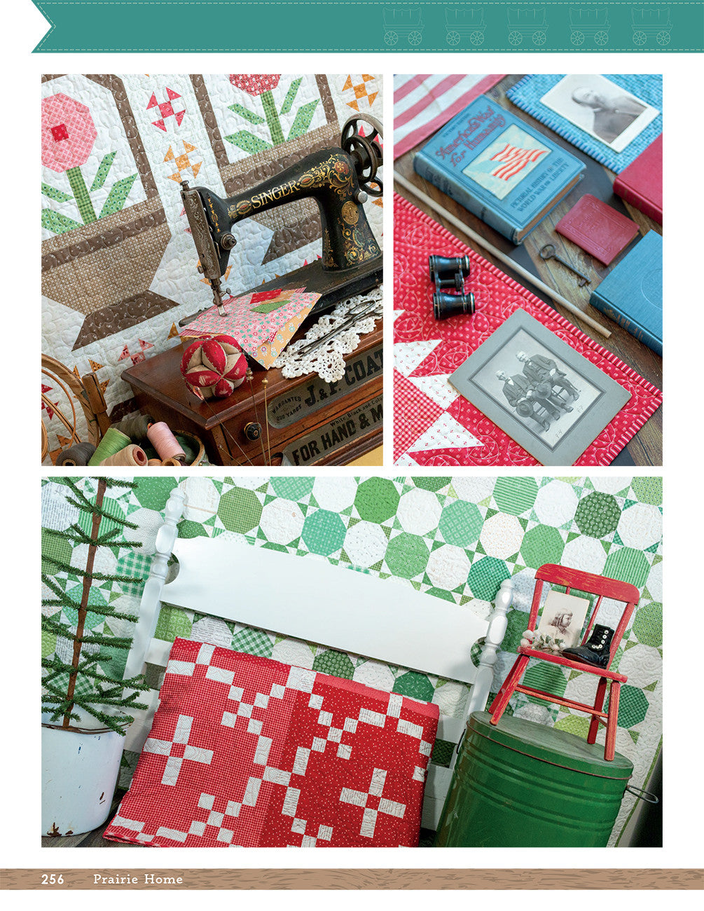 PATTERN BOOK, Prairie Home Quilt by Lori Holt