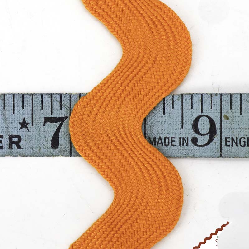 1 5/8" Inch JUMBO RIC RAC - ORANGE (by the yard)