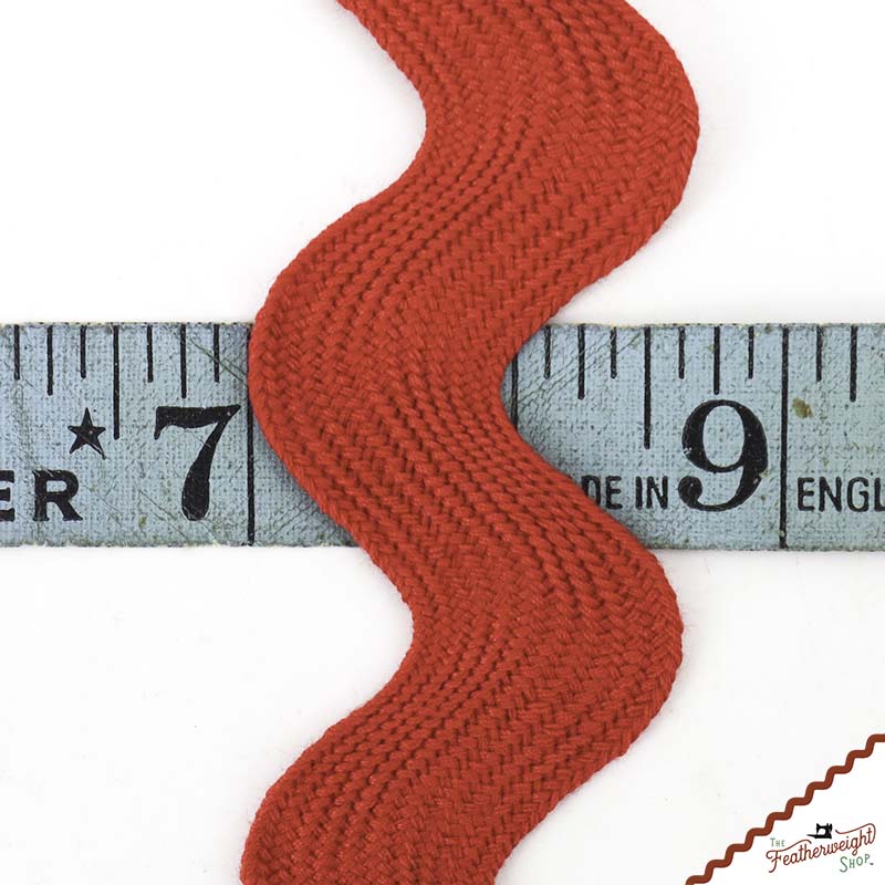 1 5/8" Inch JUMBO RIC RAC - RED (by the yard)