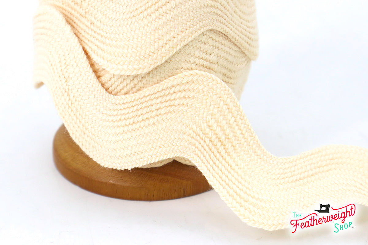 1 3/8" Inch JUMBO RIC RAC - IVORY (by the yard)