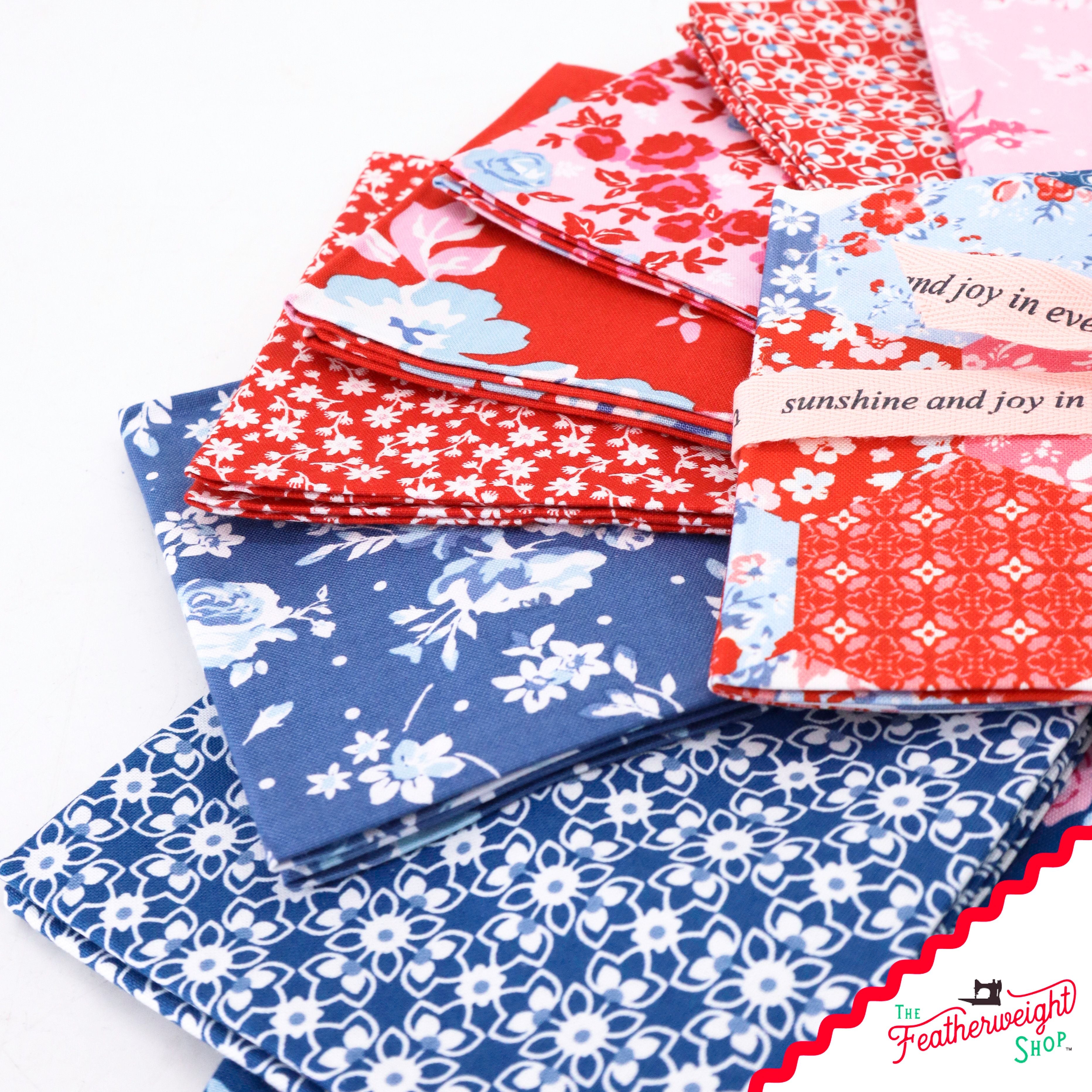 Fabric, Elise by Terri Henson for Poppie Cotton - FAT QUARTER BUNDLE