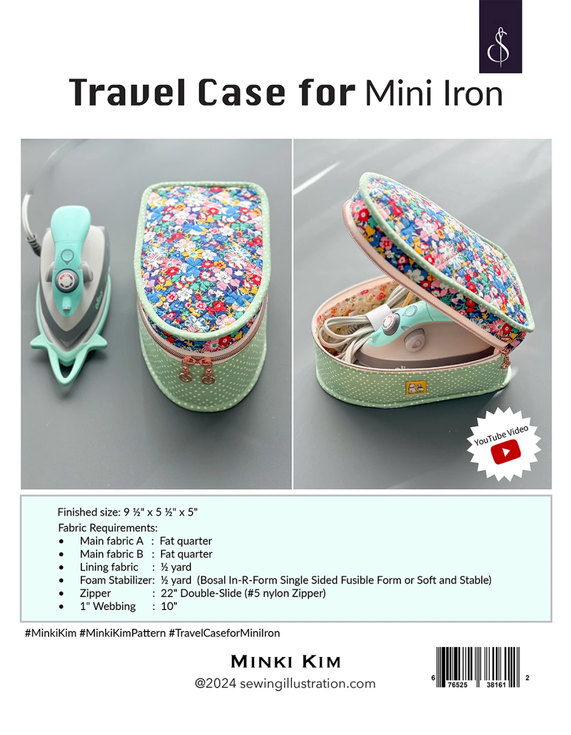 PATTERN, Travel Case for Mini Iron by Minki Kim