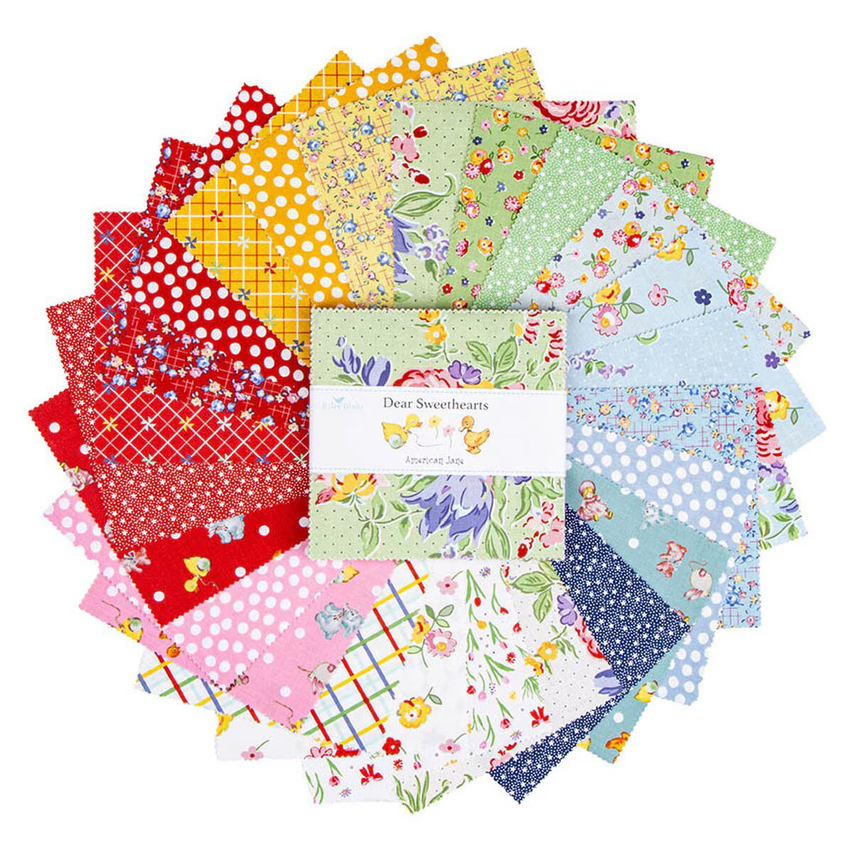 Fabric, Dear Sweethearts by American Jane - 5-INCH STACKER