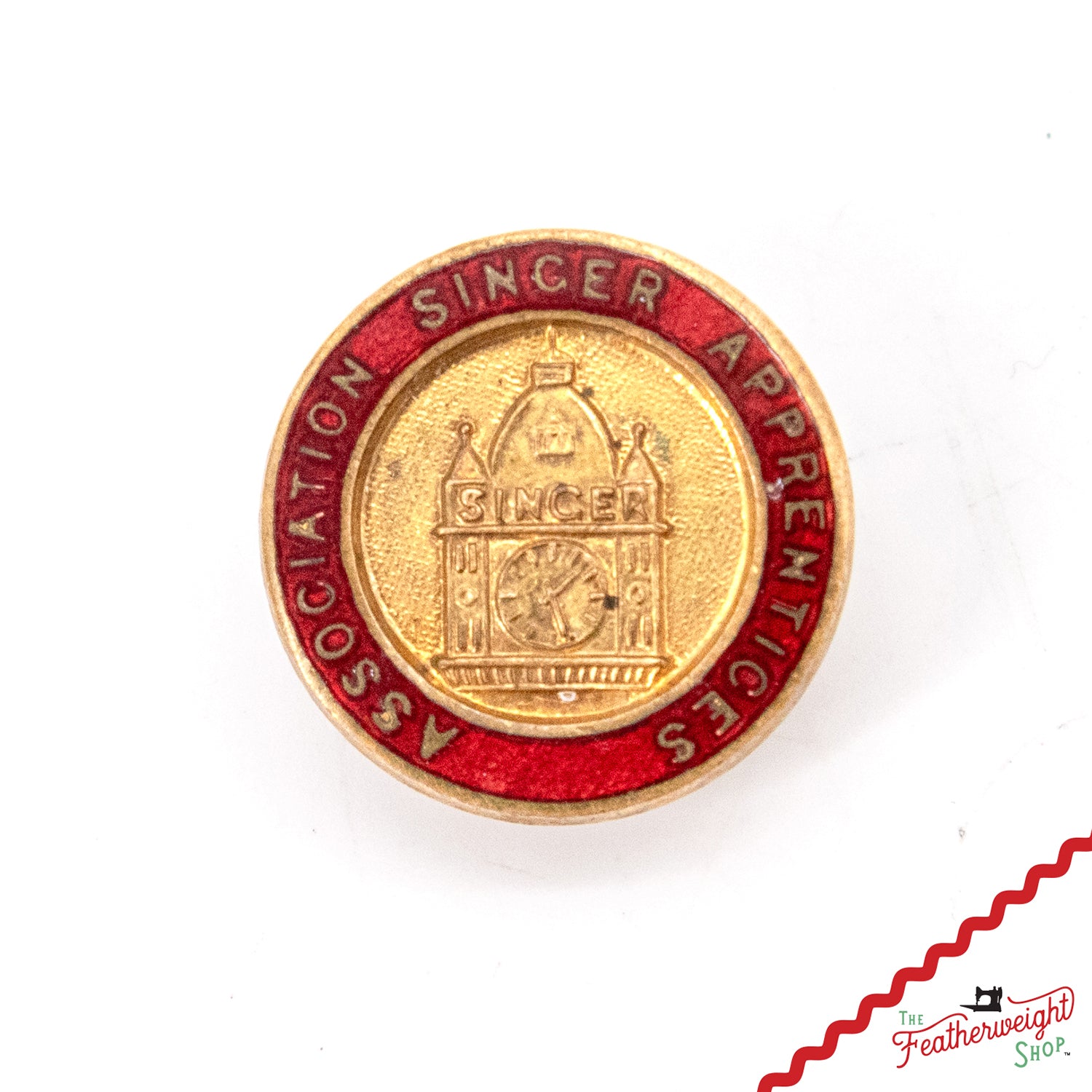 Employee Apprentice Pin, Clydebank - RARE Singer (Vintage Original)