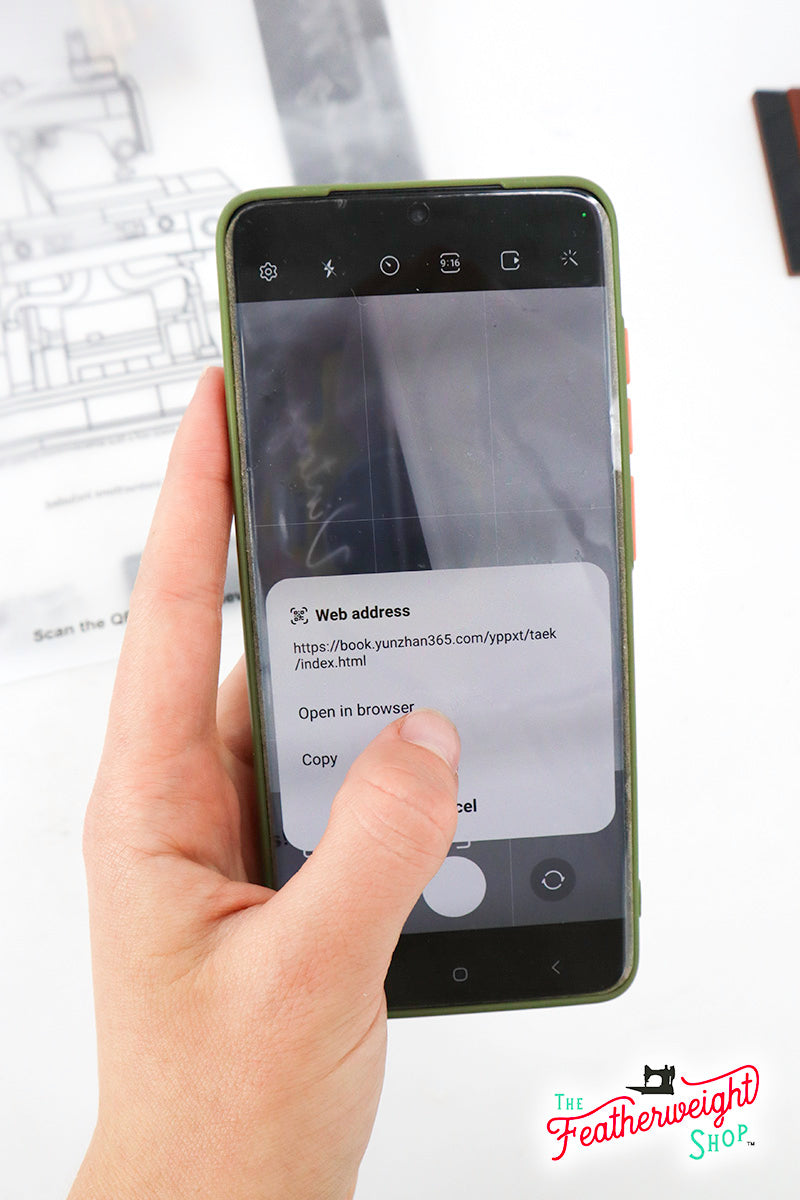 Treadle Sewing Machine Lego-Style Toy Building Block Set by Sallie Tomato