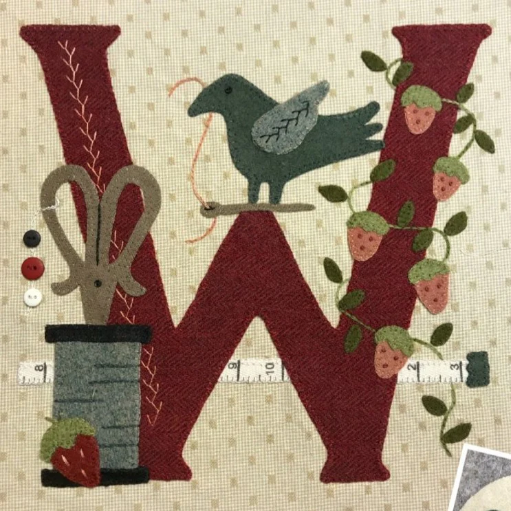 PATTERN, Thimble Blossoms Applique Quilt by Buttermilk Basin