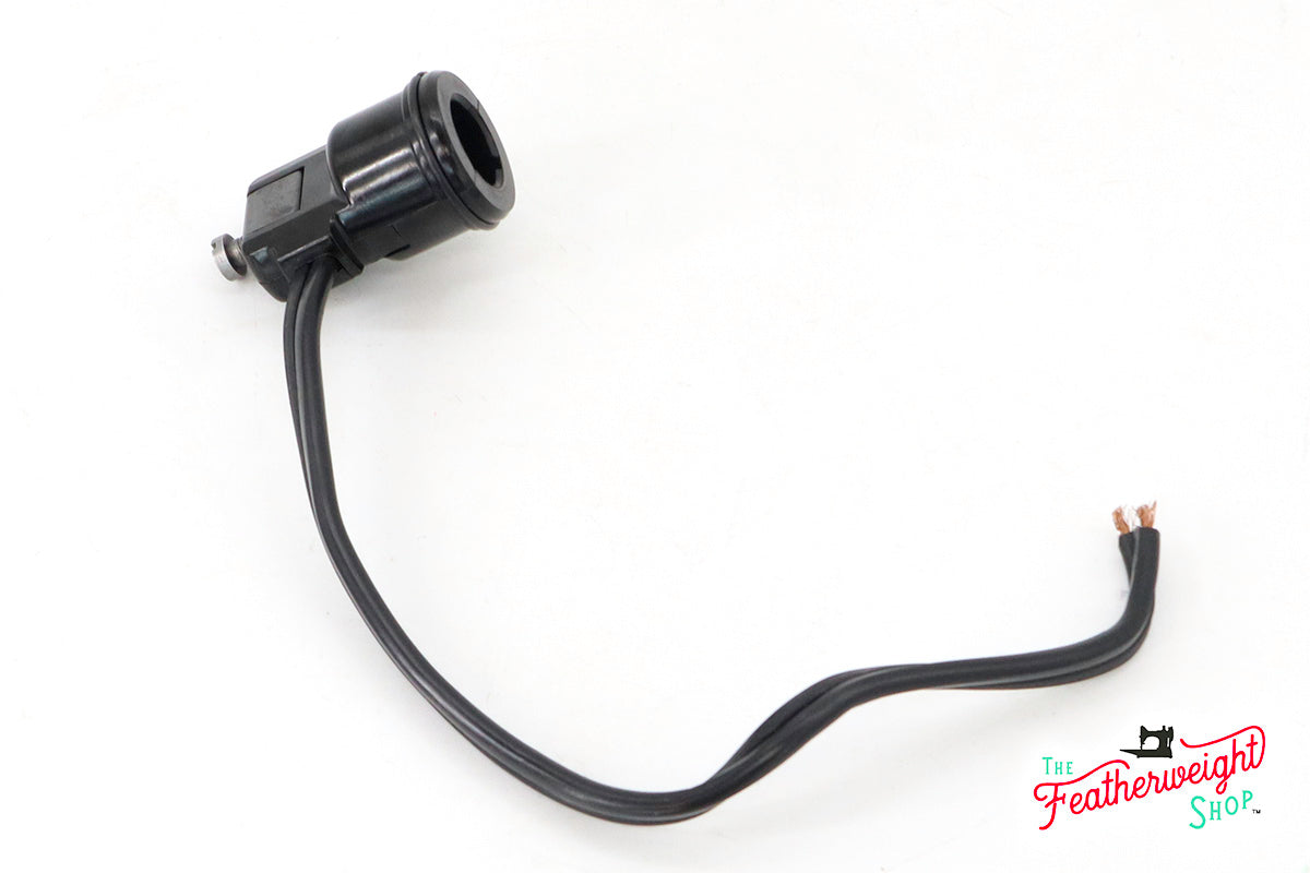 Light Socket, White Singer Featherweight 221K (Vintage Original)