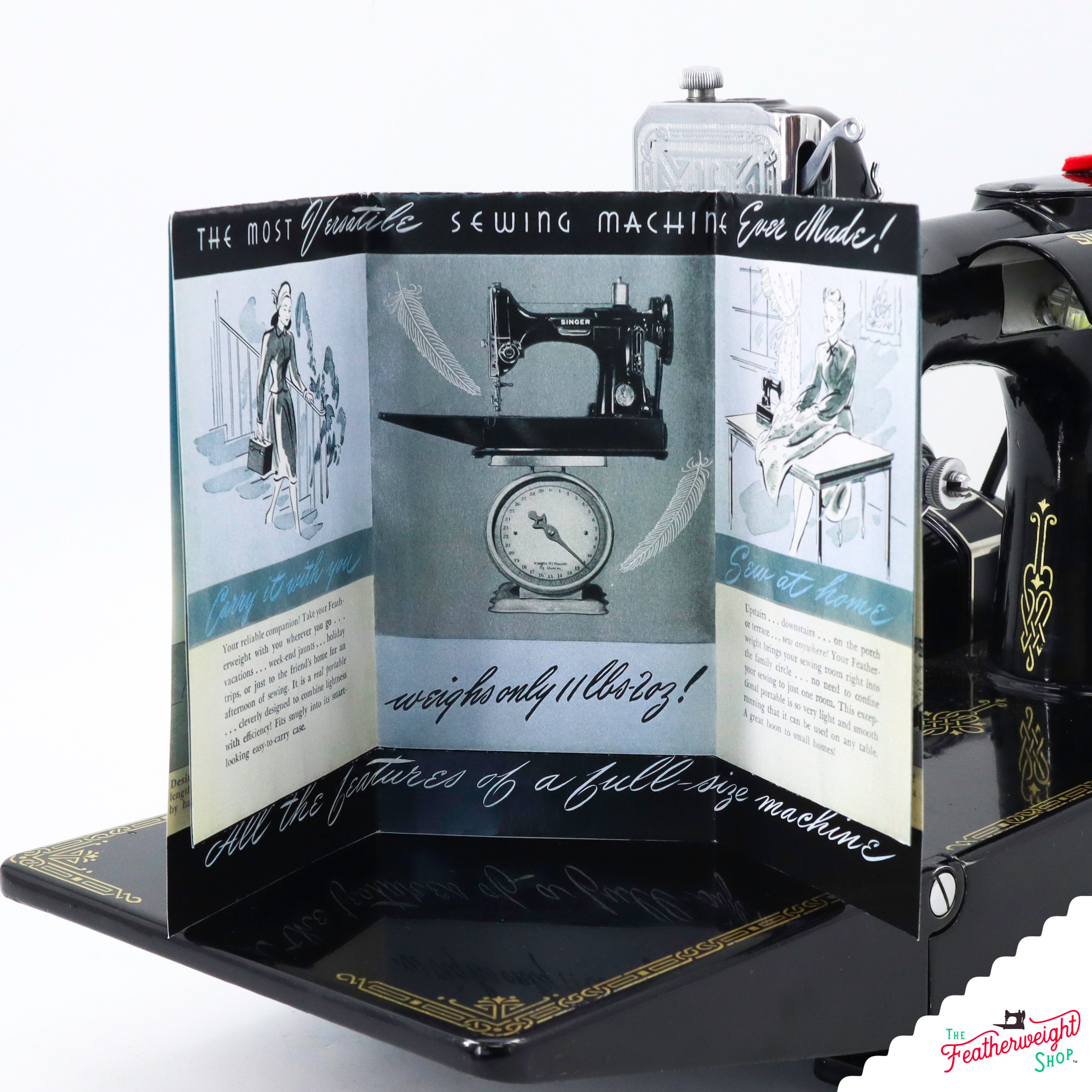 Advertisement Leaflets, Replica Featuring the Singer Featherweight