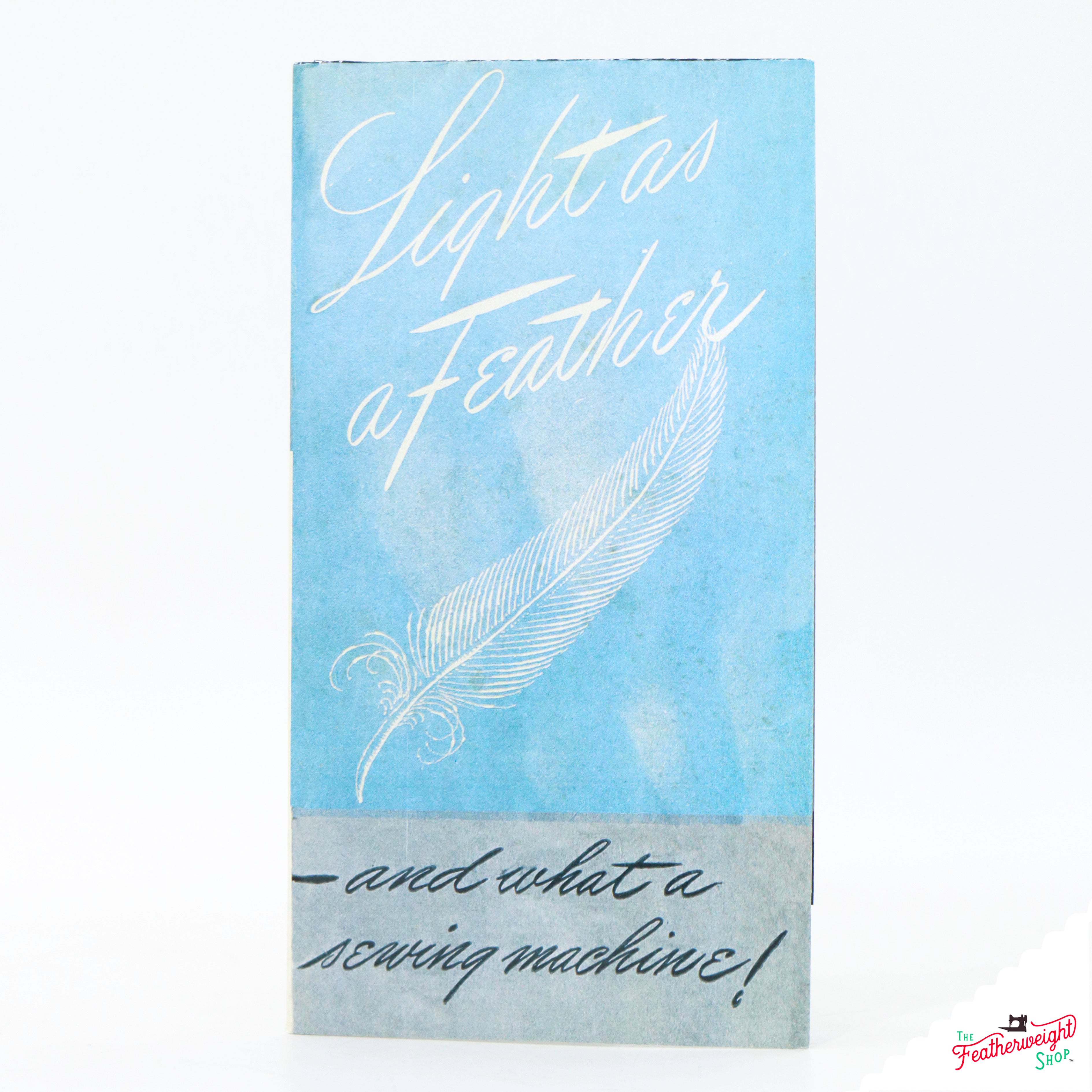 Advertisement Leaflets, Replica Featuring the Singer Featherweight