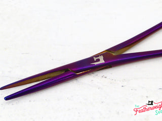 Load image into Gallery viewer, Thread-O-Stat, DARK LILAC PURPLE Featherweight Thread Grabber