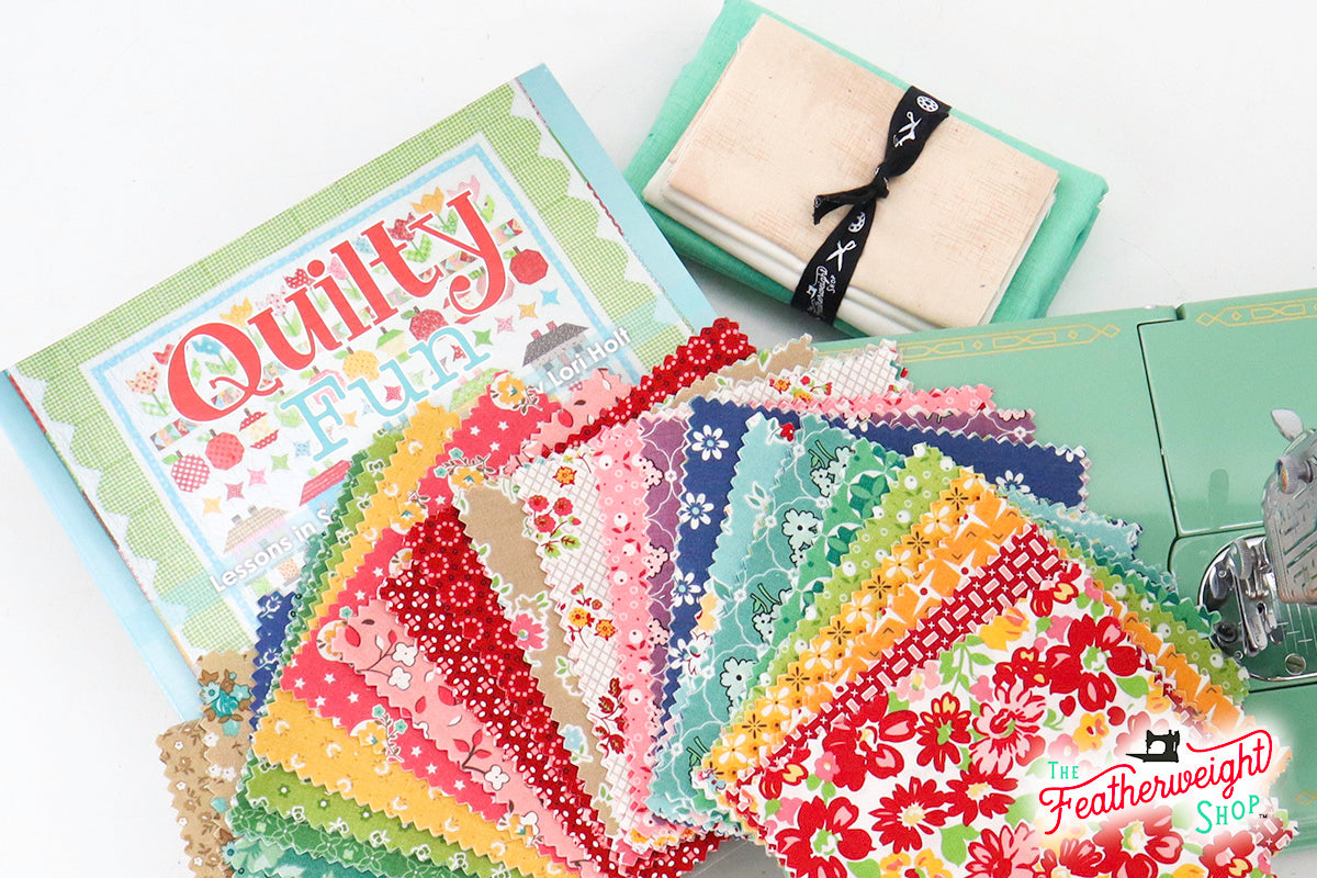 KIT, Quilty Sewing Machine Cover & Mat + COMPLETE PATTERN BOOK by Lori Holt