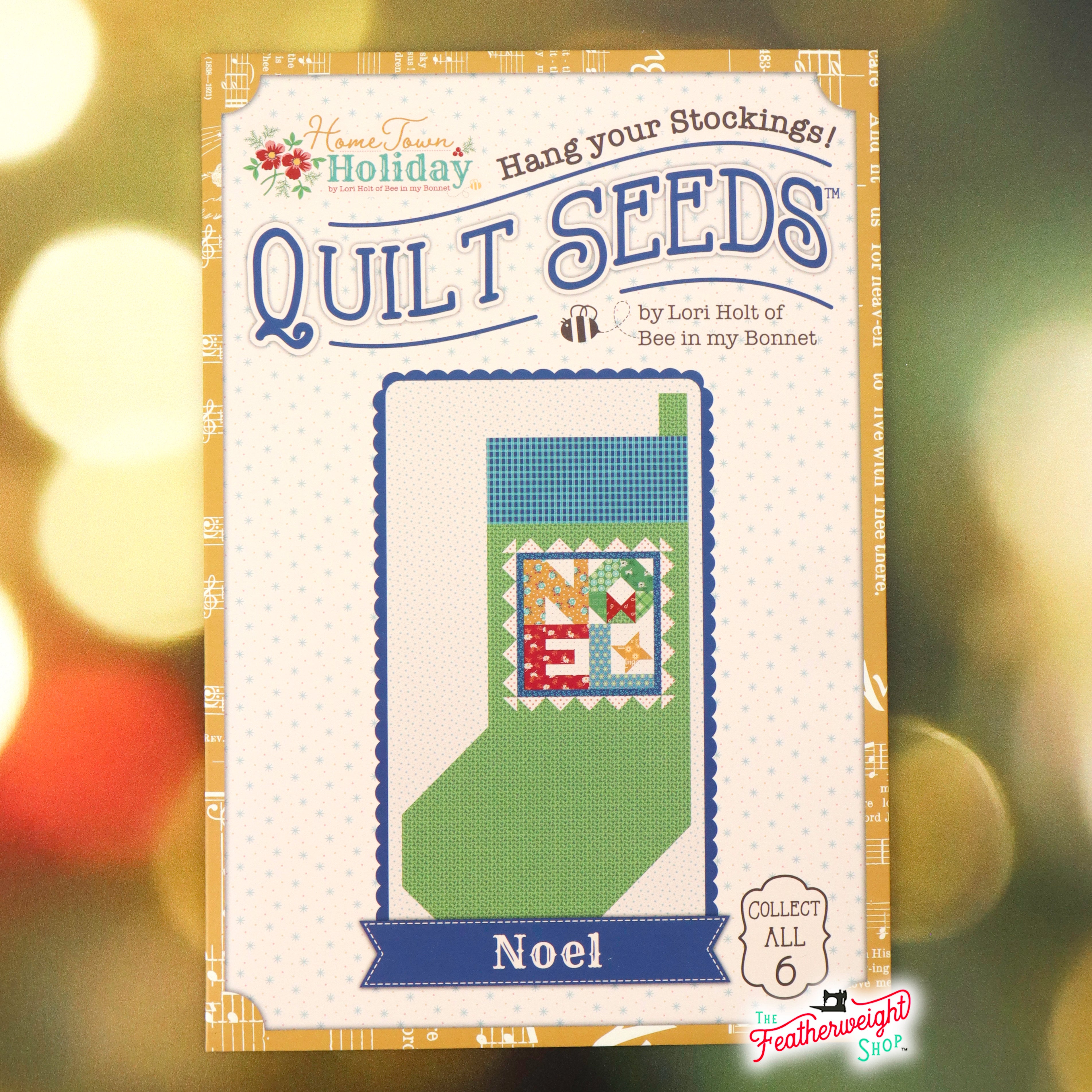 PATTERN, NOEL Christmas Stocking Quilt Seeds ~  No. 3 Block by Lori Holt