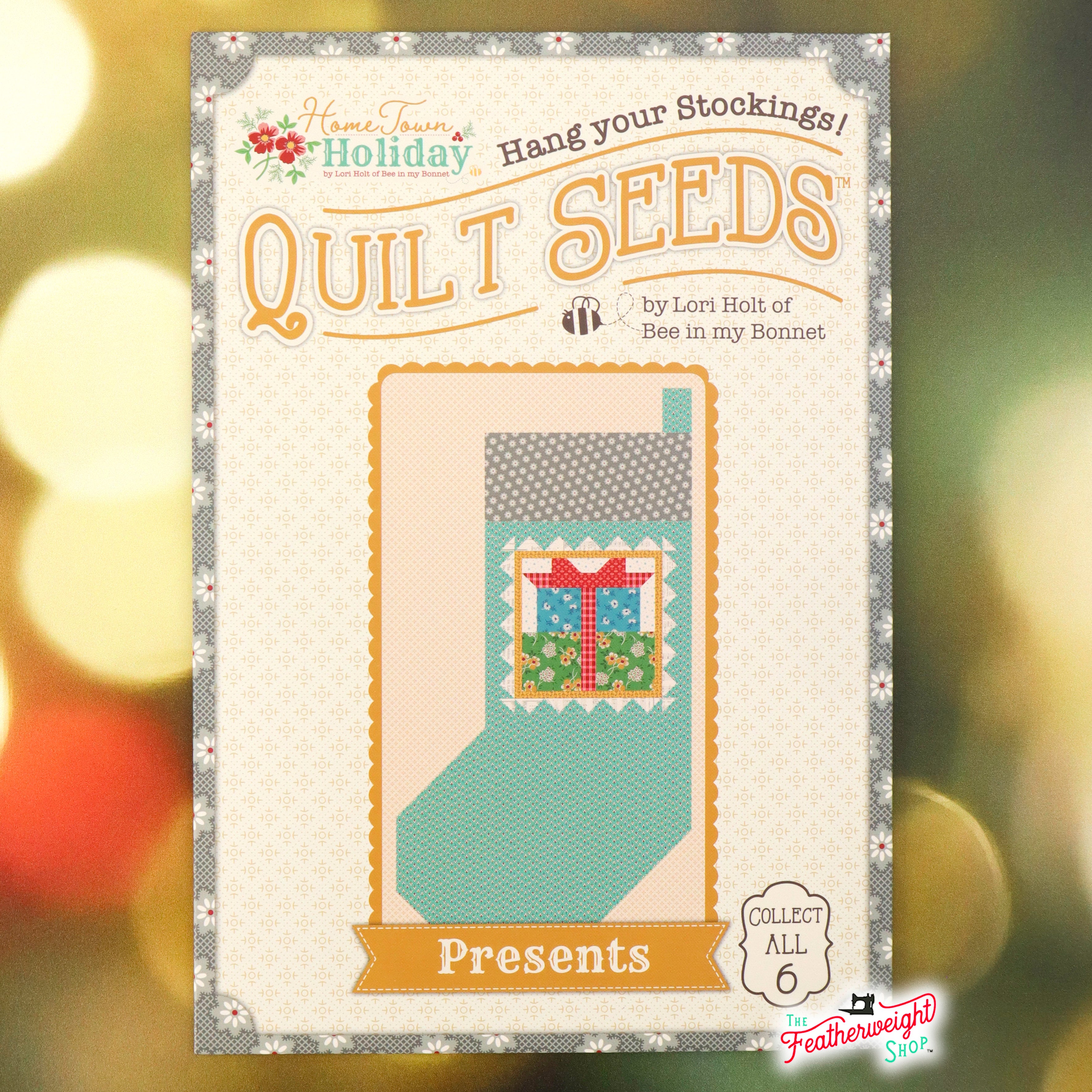PATTERN, Presents Christmas Stocking Quilt Seeds ~  No. 4 Block by Lori Holt