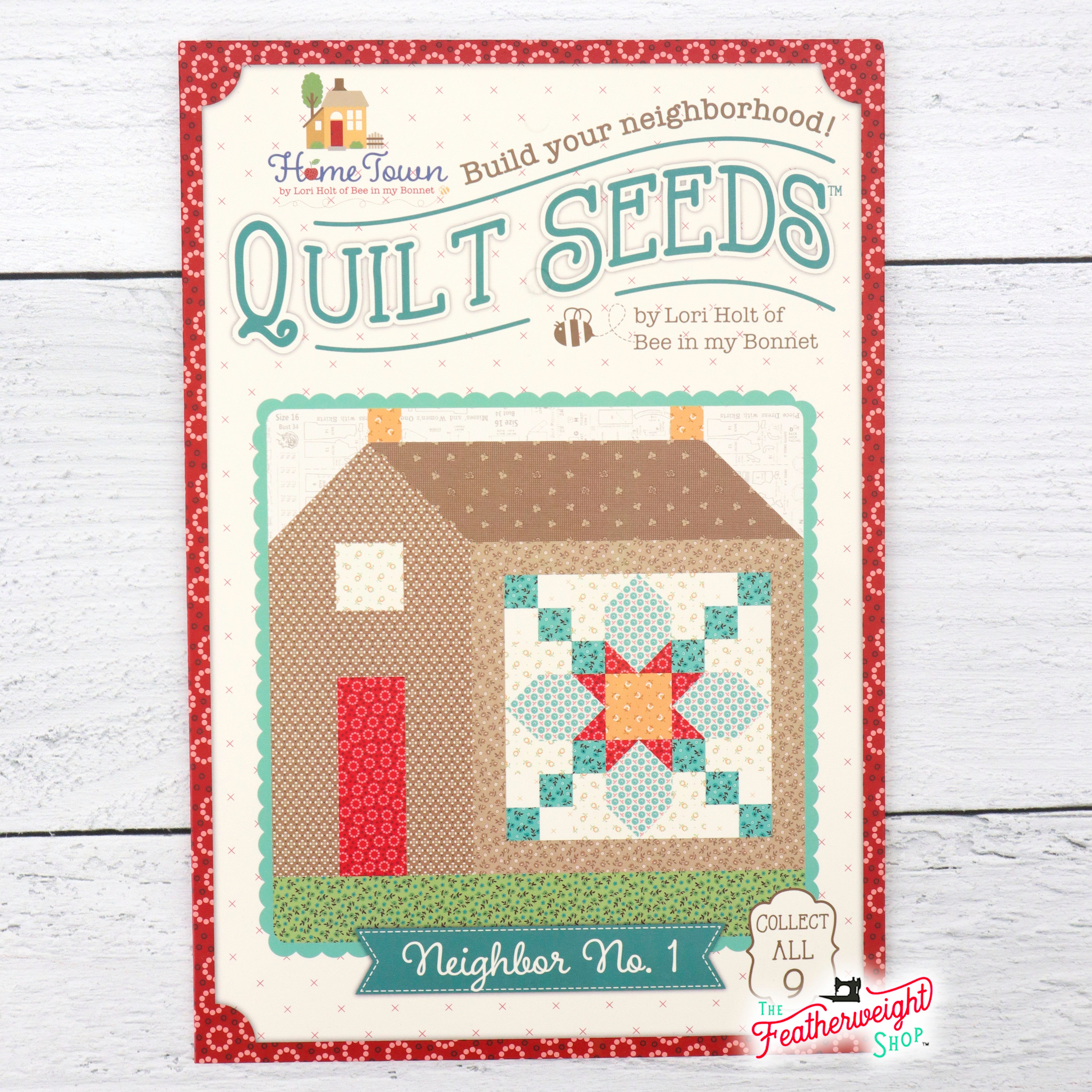 PATTERN, Home Town Neighbor #1 (Calico Quilt Seeds) Block Pattern by Lori Holt