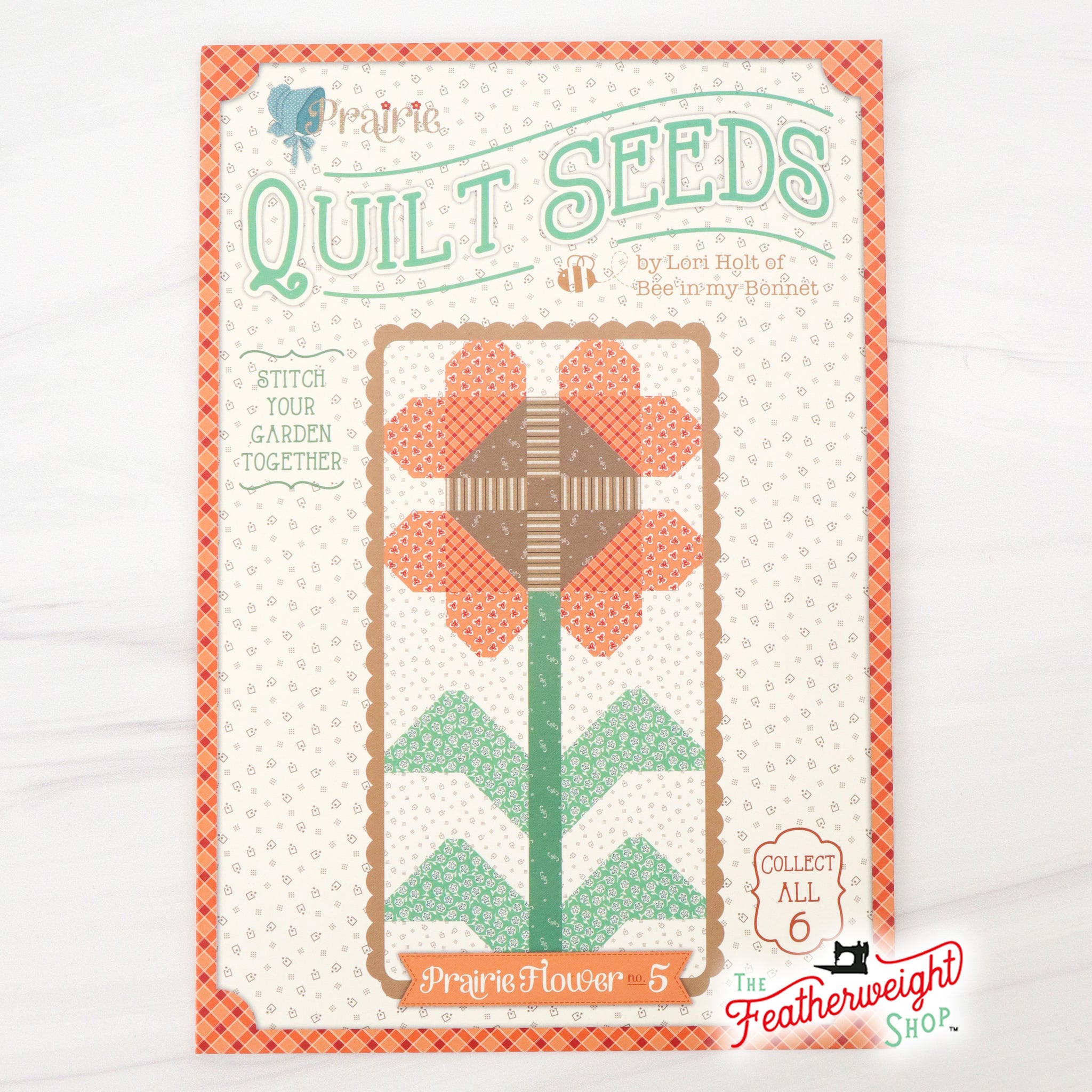 wildflower seeds quilt block of the month PATTERN, Flower 5 (Prairie Quilt Seeds) Pattern by Lori Holt – The Singer Featherweight Shop