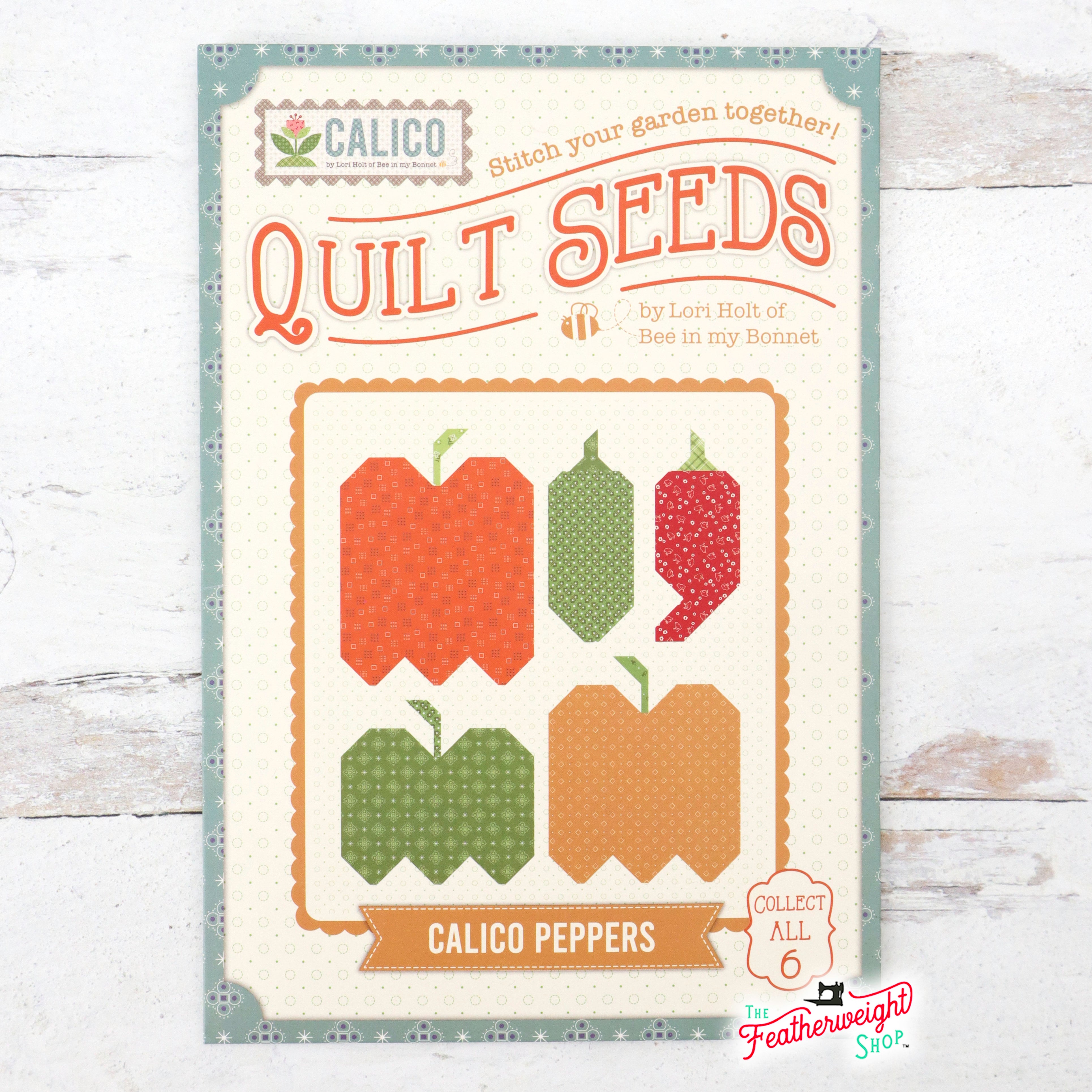 PATTERN, PEPPERS (Calico Quilt Seeds) Quilt Pattern by Lori Holt