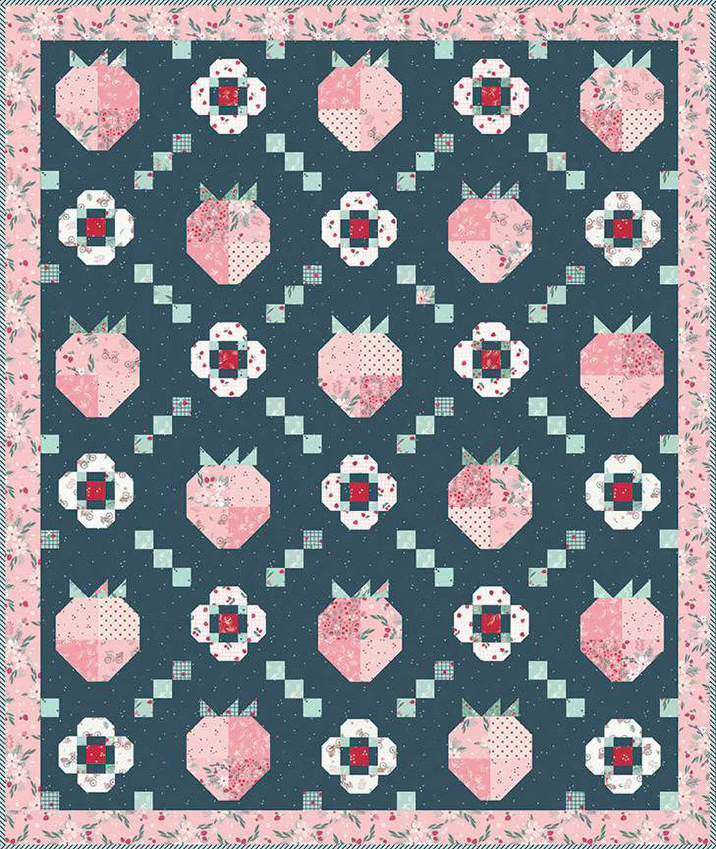PATTERN, Berry Market Quilt by Beverly McCullough of Flamingo Toes