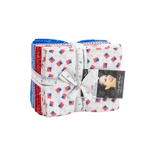 Fabric, Americana Holiday Essentials by Stacy Iest Hsu - FAT QUARTER BUNDLE