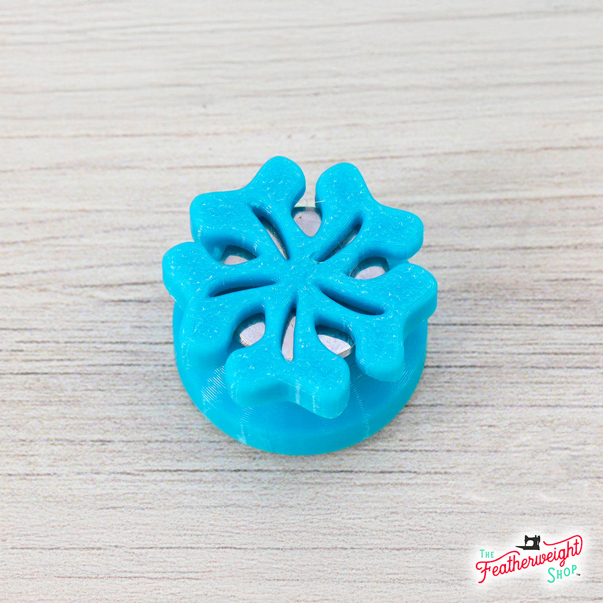 Thread Cutter, Magnetic Flower BLUE