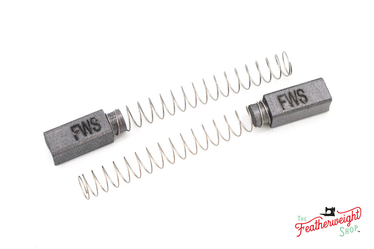 Motor Brushes & Springs, Set of 2 ( Fits 221, 222, 201, 15-91 & most 401's)