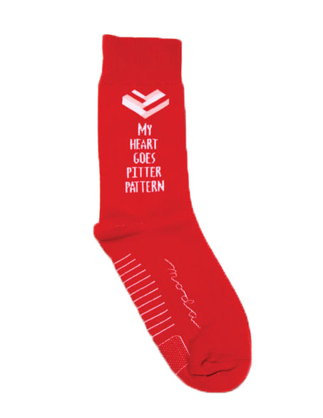 Quilt Socks, HEART PITTER PATTER Sock Thoughts by Moda Fabrics