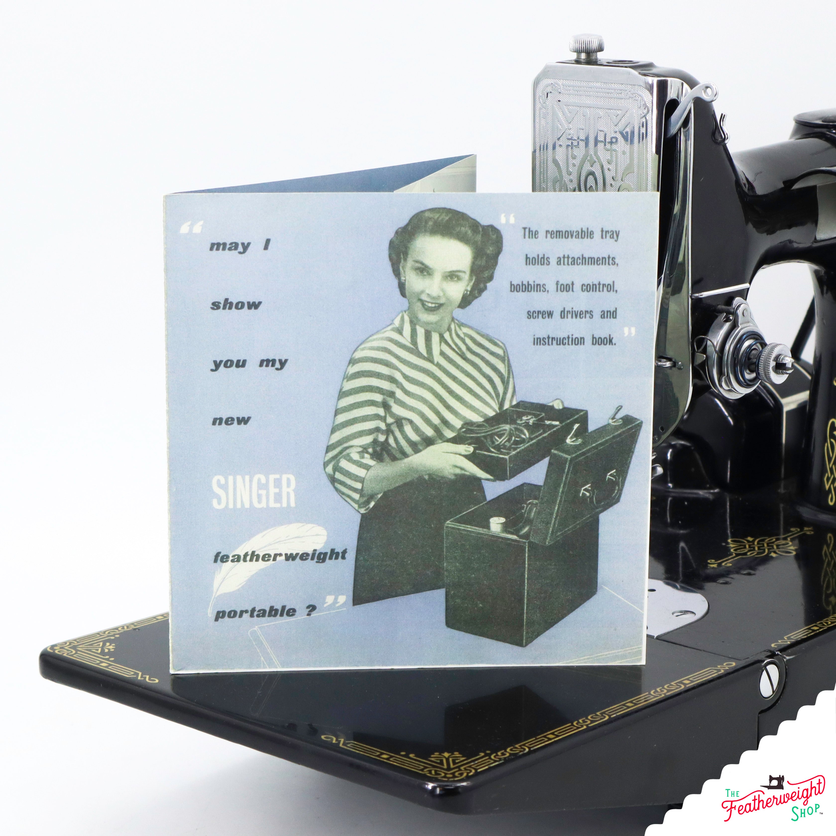 Advertisement Leaflets, Replica Featuring the Singer Featherweight