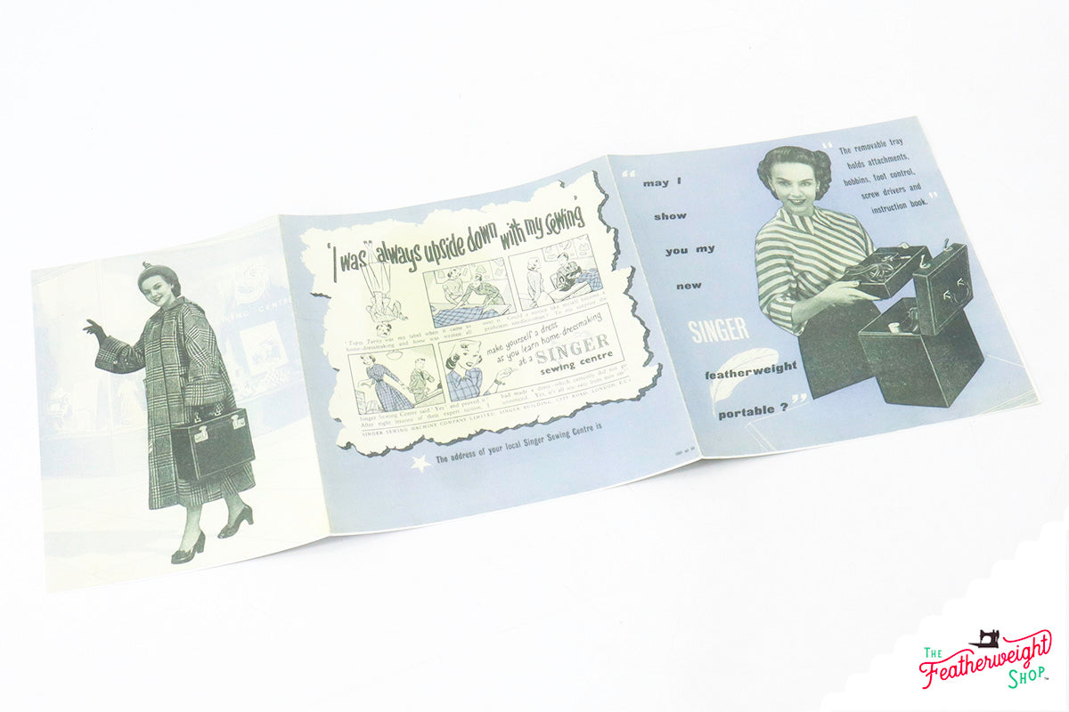Advertisement Leaflets, Replica Featuring the Singer Featherweight