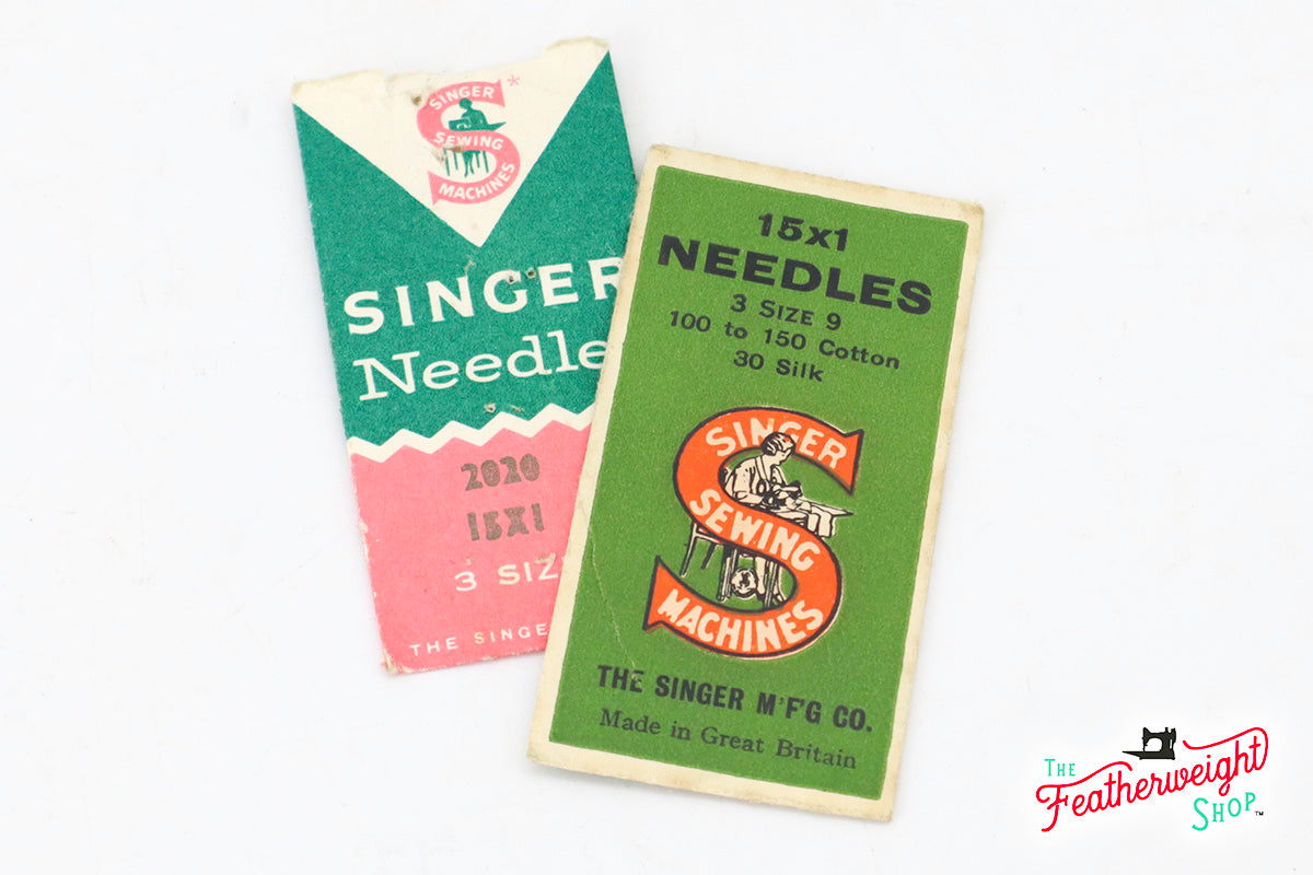 Needles, Singer New Old Stock (Vintage Original)
