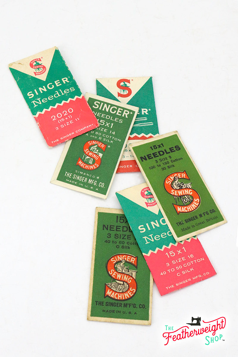 Needles, Singer New Old Stock (Vintage Original)