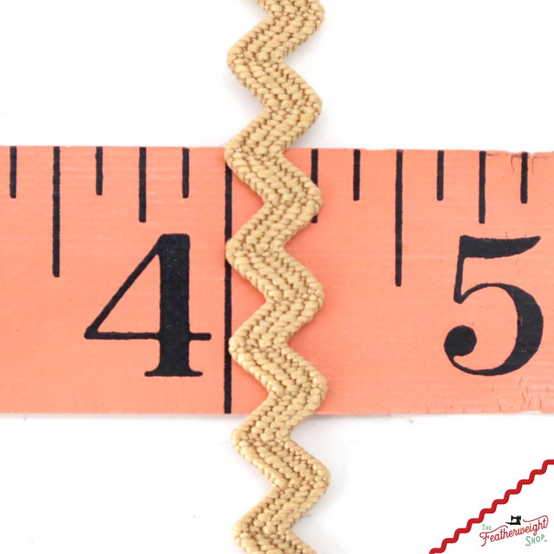 1/4" Inch NUTMEG VINTAGE TRIM RIC RAC by Lori Holt (by the yard)