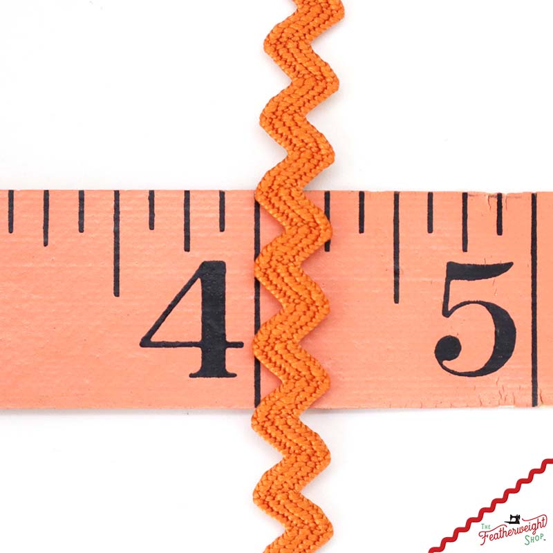 1/4" Inch PUMPKIN VINTAGE TRIM RIC RAC by Lori Holt (by the yard)
