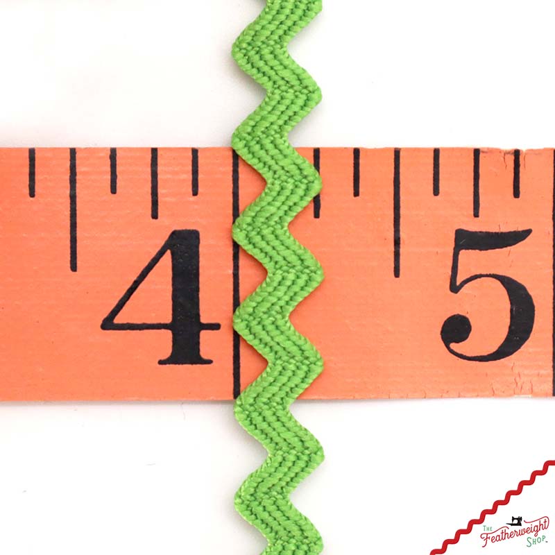1/4" Inch RILEY GREEN VINTAGE TRIM RIC RAC by Lori Holt (by the yard)