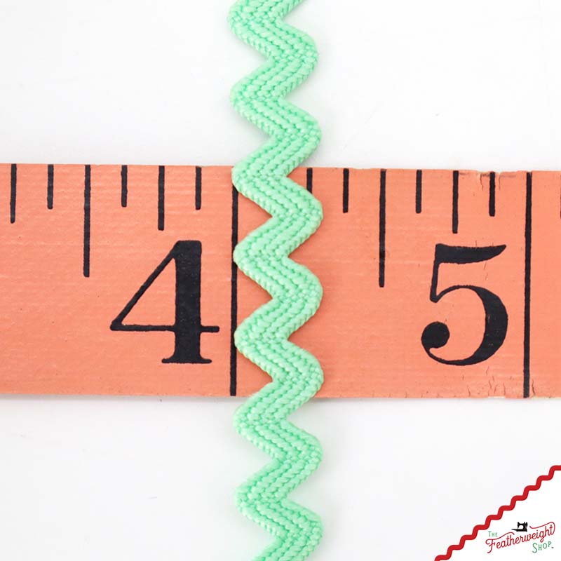 1/4" Inch SWEET MINT VINTAGE TRIM RIC RAC by Lori Holt (by the yard)