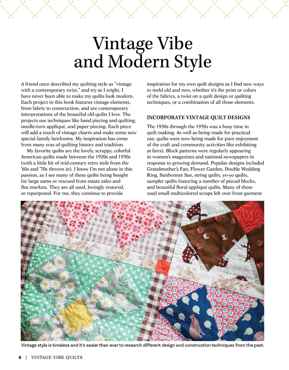 PATTERN BOOK, Vintage Vibe Quilts and Projects by Louise Papas