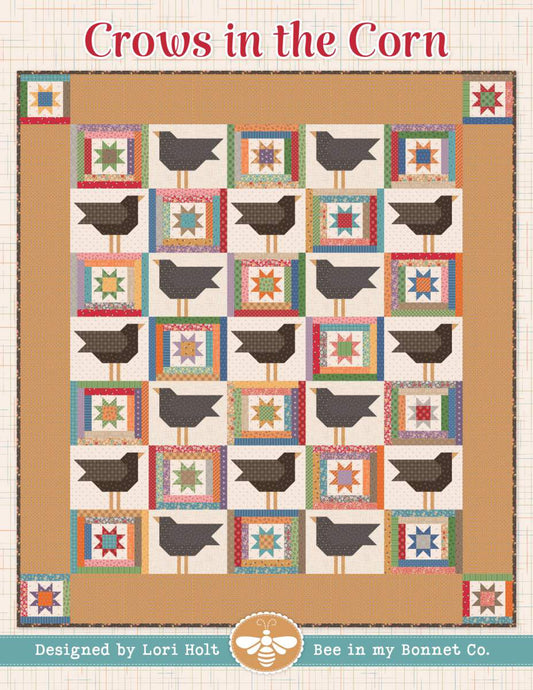PATTERN, Crows in the Corn Quilt Pattern by Lori Holt