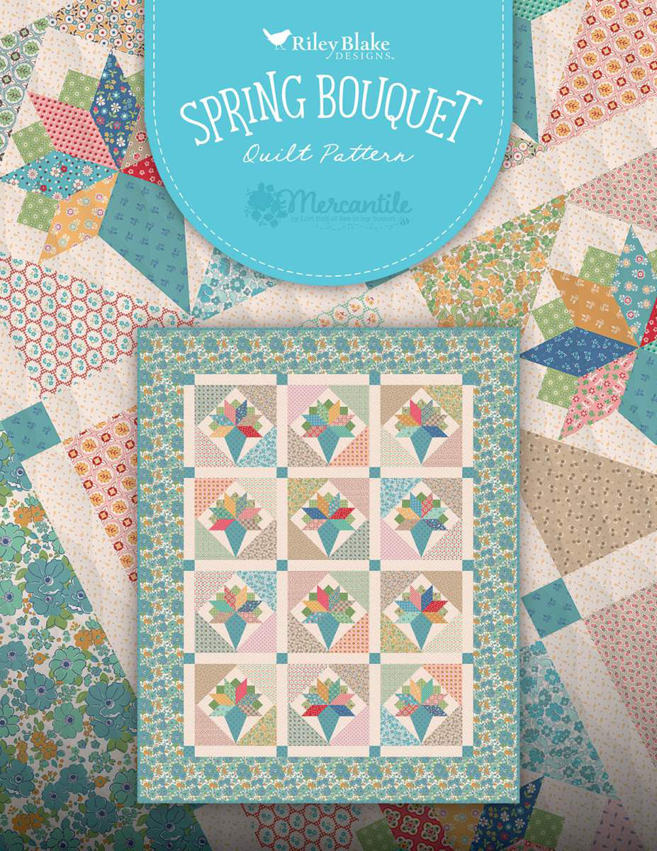 PATTERN, Spring Bouquets Quilt Pattern by Lori Holt