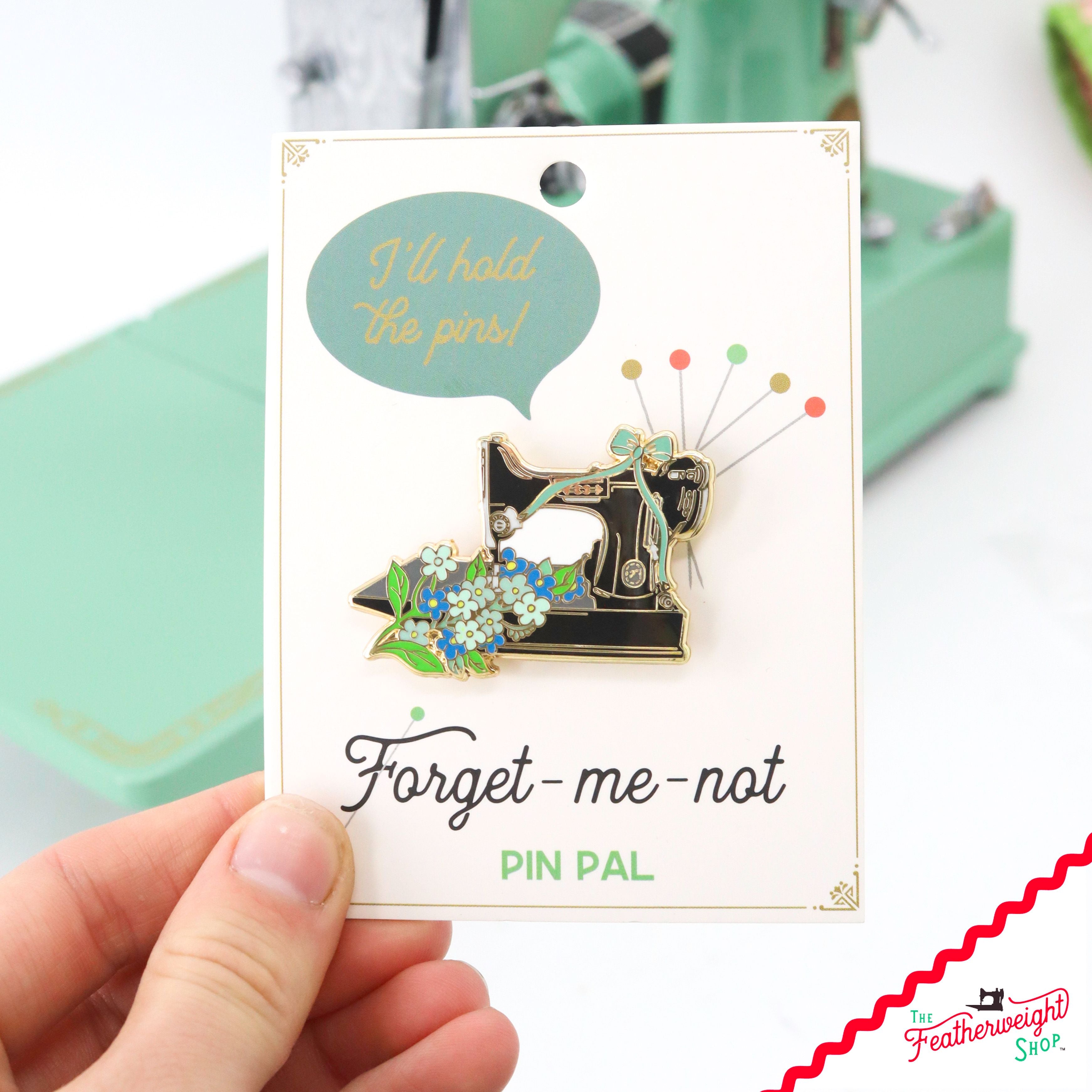 Needle Minder, PIN PAL - Singer Featherweight Forget-Me-Not