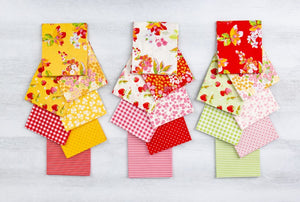Fabric, Picnic Florals by My Mind's Eye - 2 1/2" Strips Rolie Polie