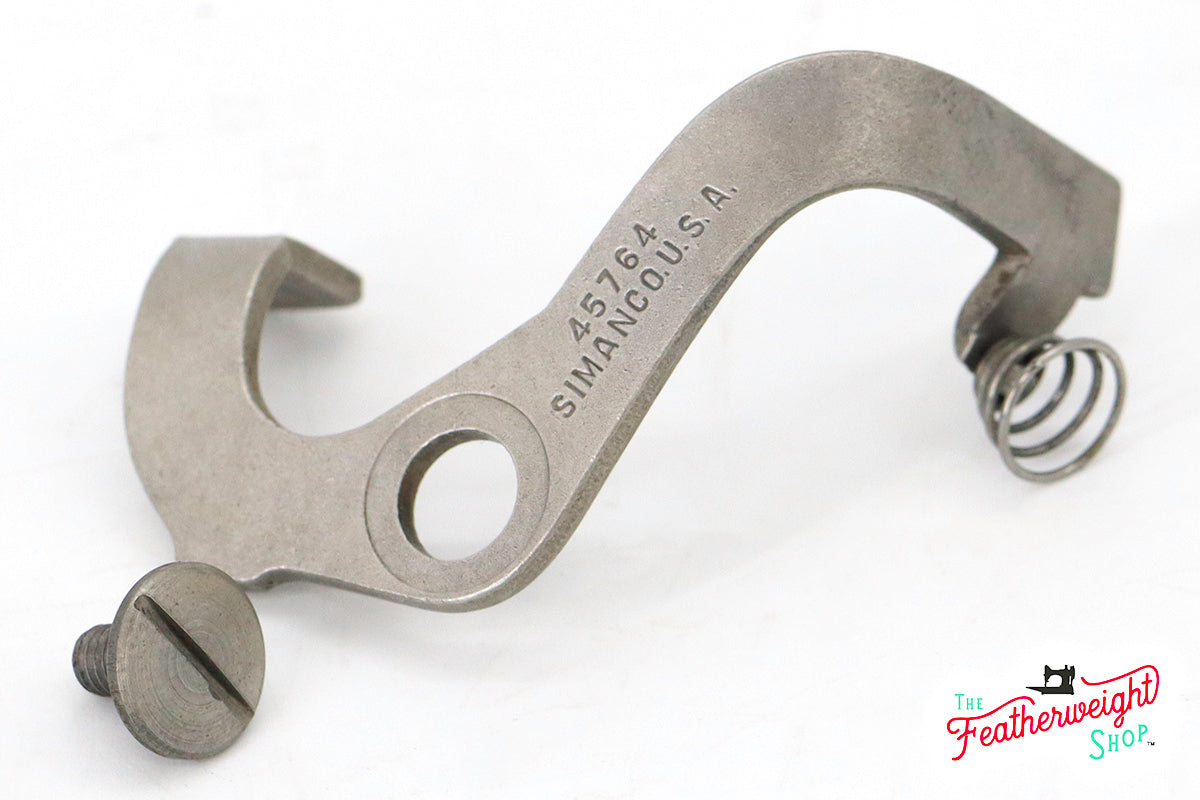 Presser Bar Releasing Lever and Spring, Singer Featherweight (Vintage Original)