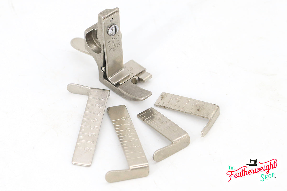 Gauge Presser Foot Attachment Set, Singer (Vintage Original)