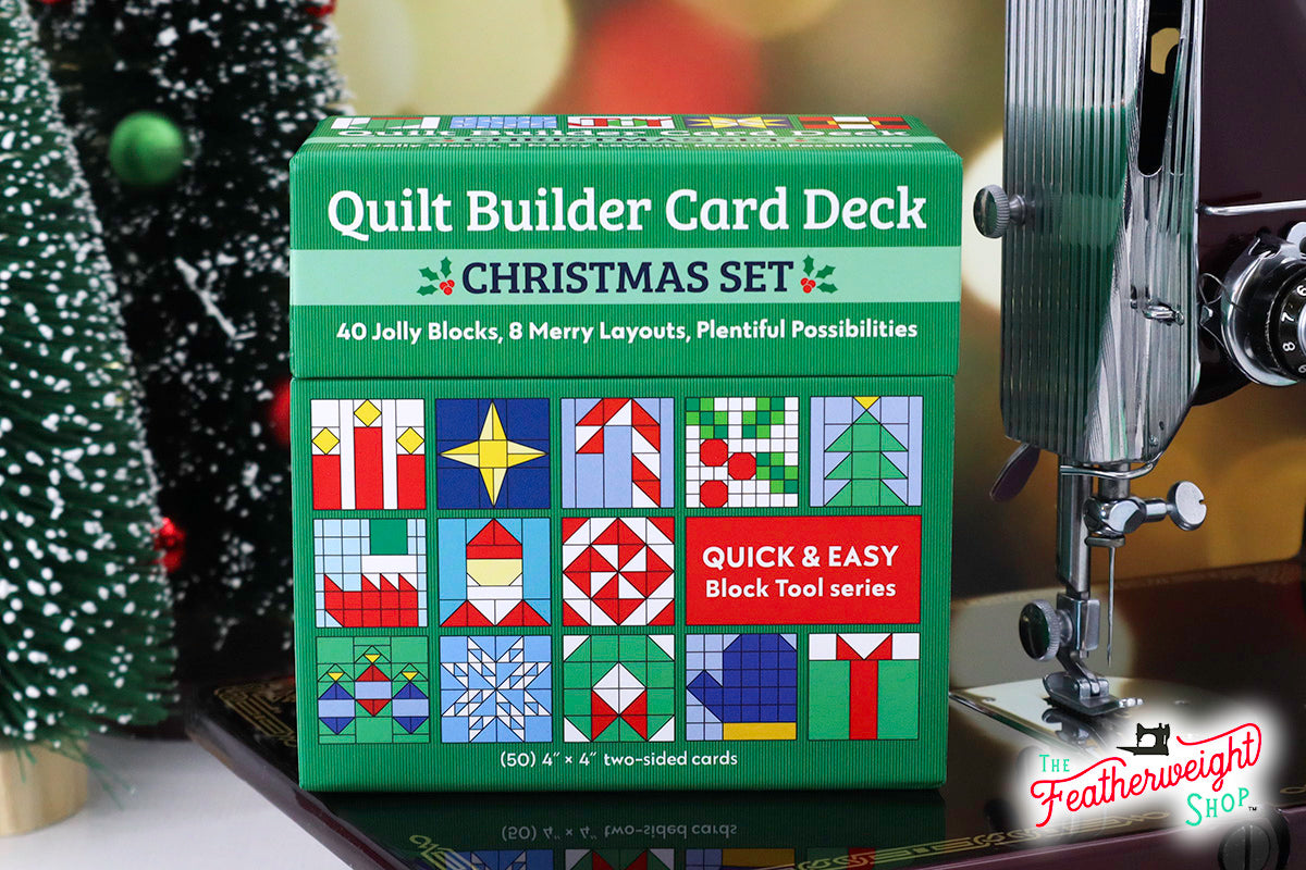 PATTERN BLOCK SET, Quilt Builder Card Deck Christmas