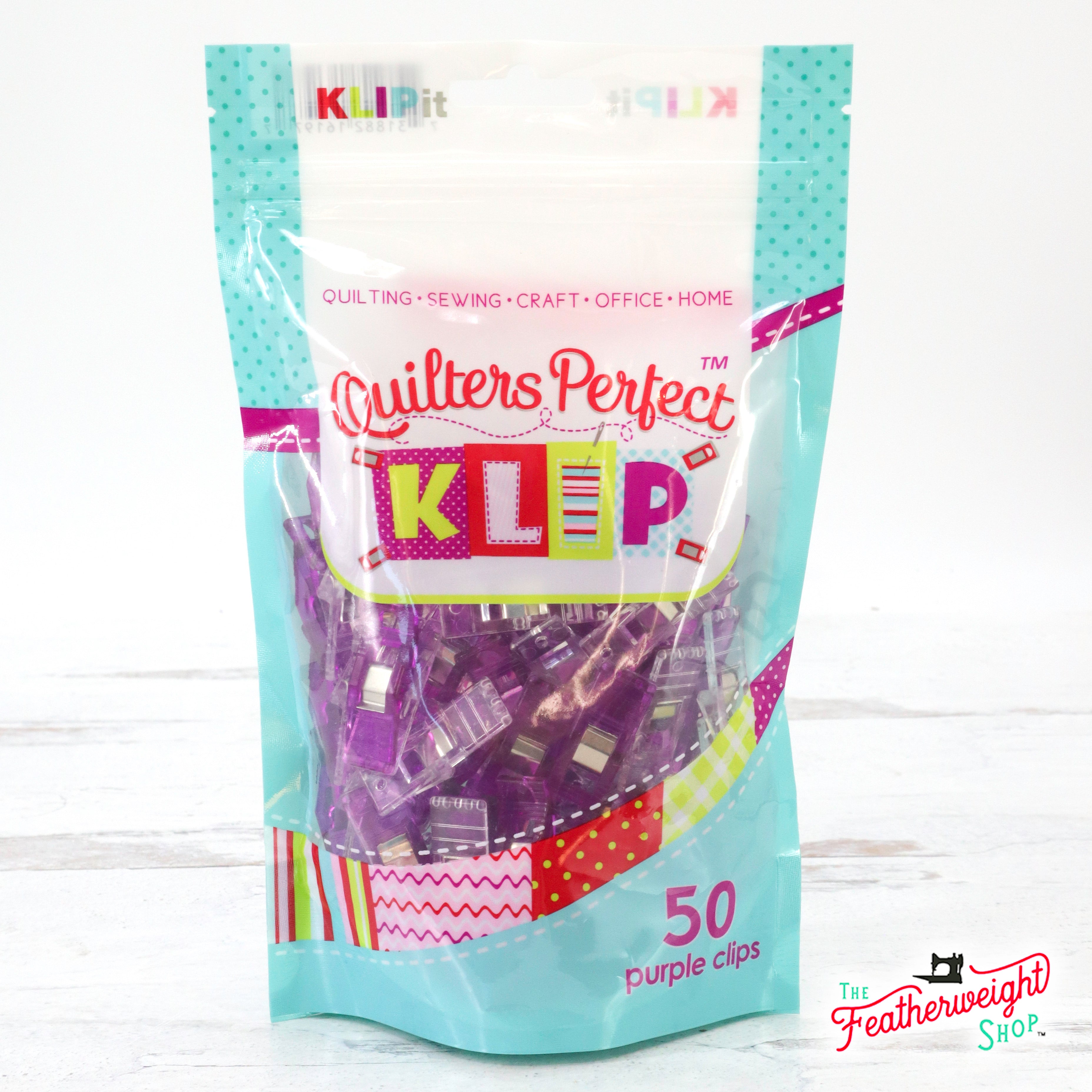 Quilter Perfect Klips, Box of 50 ct. - PURPLE