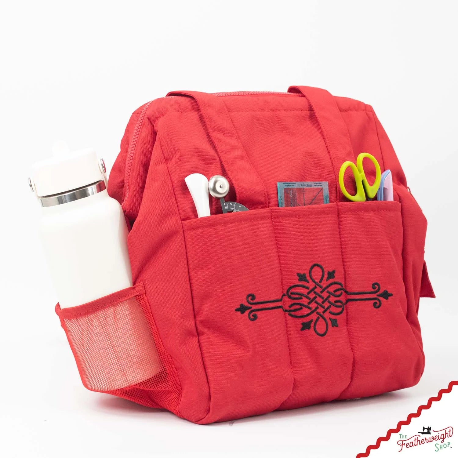 BAG, Padded TRAVEL fits Singer Featherweight 221 & 222 - RED
